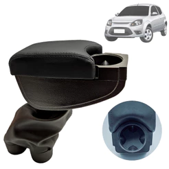 Descanso de Braço Com Porta Copos Ford Ka 2008 Até 2010 2011 2012 2013