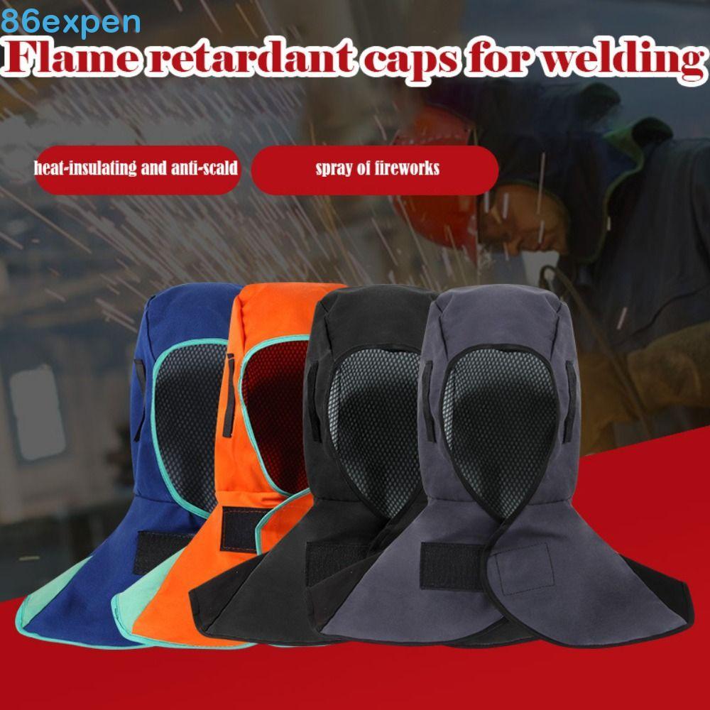 Capacete De Soldagem De Proteção Completa EXPEN1 , Capa De Pescoço À Prova De Fogo Queimaduras , Lavável