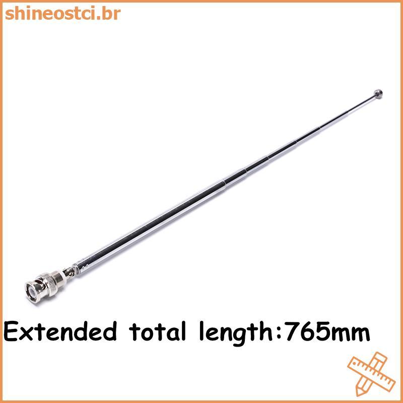 SHINE 765mm Antena Telescópica Q9 BNC Conector Scanner De Rádio FM Portátil VHF UHF TW ,