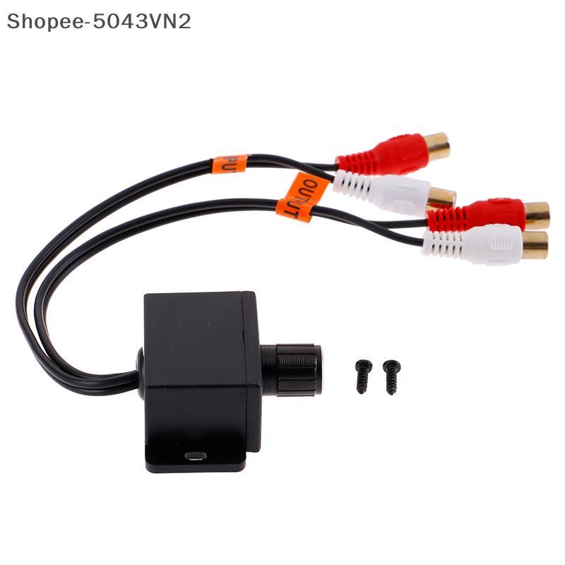 [RE] Amplificador De Áudio Doméstico Para Carro Baixo RCA Botão De Controle De Volume De Nível De Ganho R