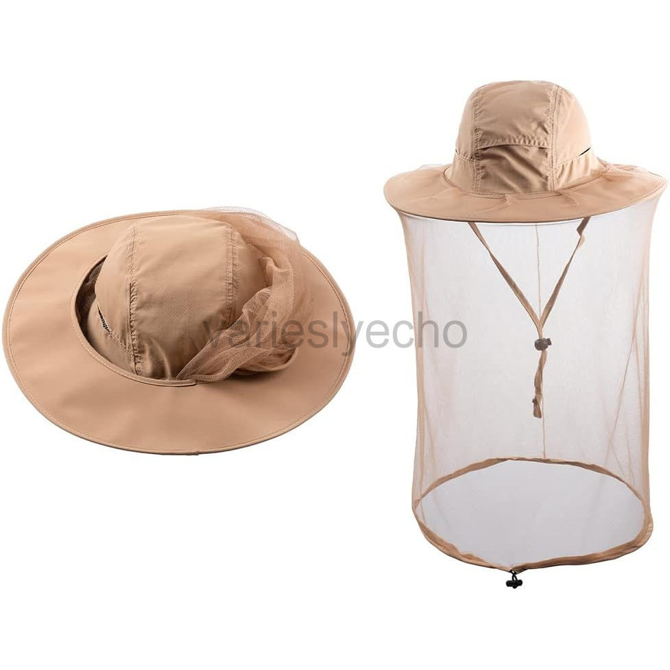 Abelha Mantendo Apicultor Véu Chapéu Mosquitos Inseto Bug Mosquito Pesca Jardinagem Boné Com Cabeça net Rede Malha Capuz