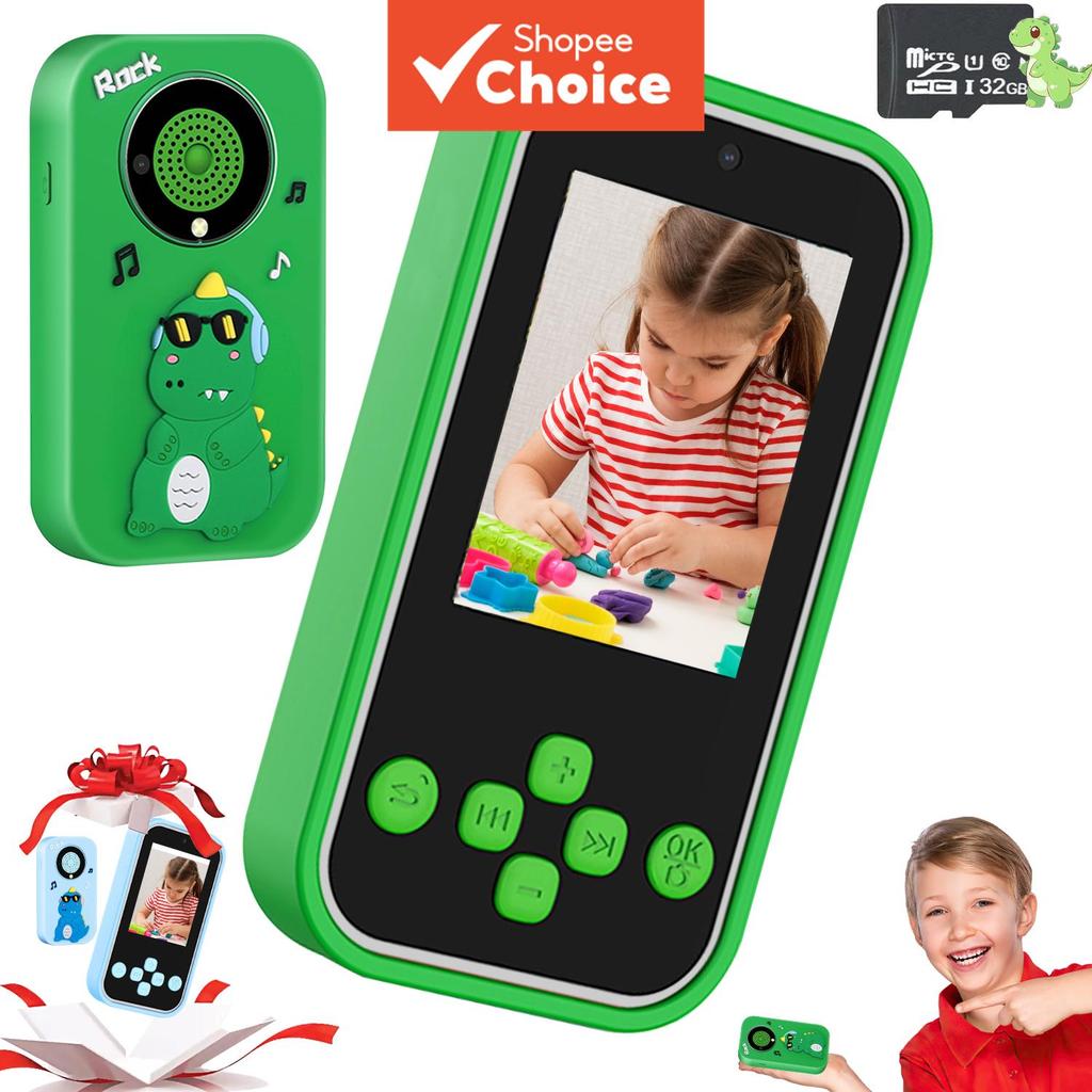 Câmera Digital Infantil Estilo Mini Telefone, Tudo-em-Um, Câmera Telefônica Infantil, Presentes Perfeitos para Meninas e