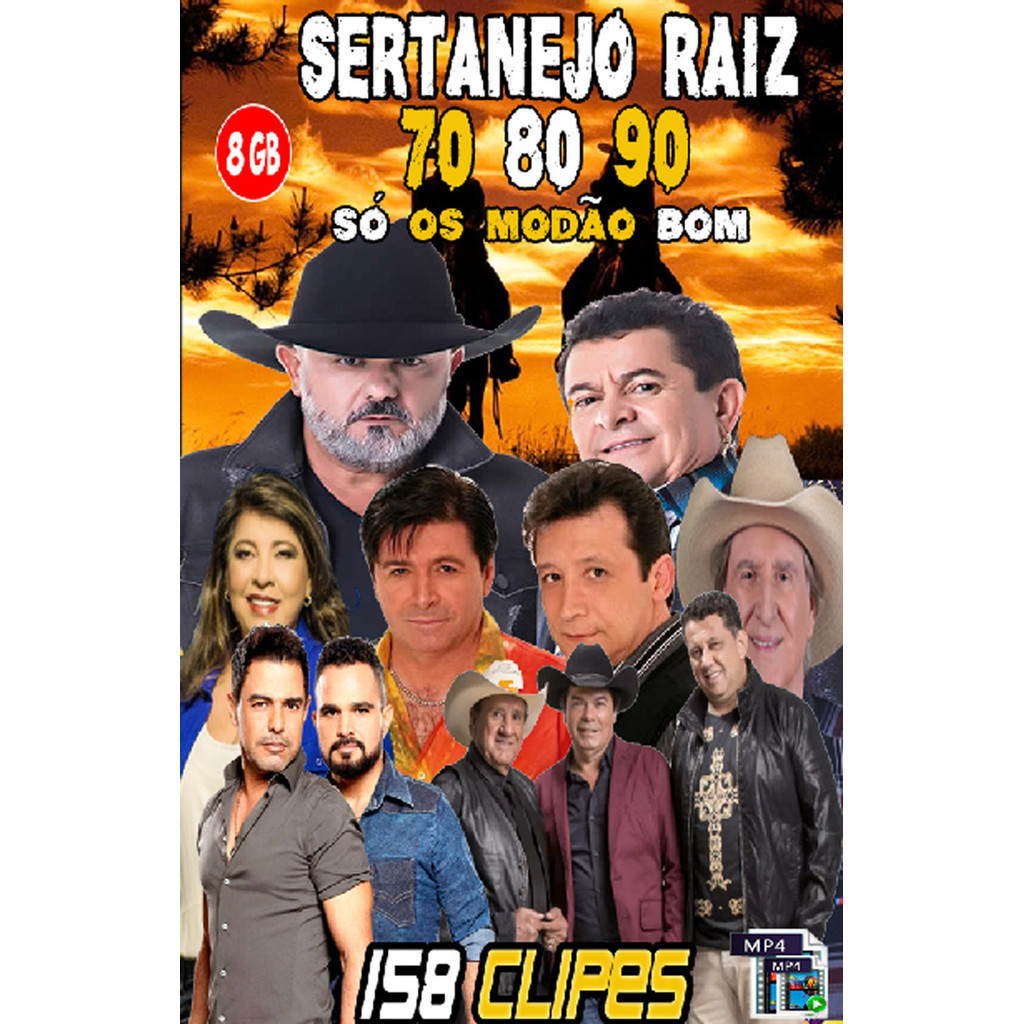 Mega 8gb Sertanejo Modão