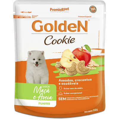GOLDEN COOKIE FILHOTES MAÇA E AVEIA 350G