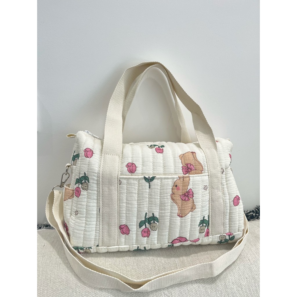 Cross-Border estilo coreano novo estilo bonito saco de mamãe com bebê portátil mãe saco de bebê quente mãe para fora sac
