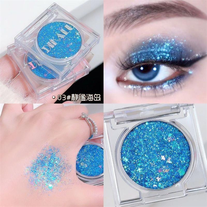Lantejoulas sombra olho maquiagem Gel glitter cola pérola glitter estrela cosméticos desempenho de palco decoração sombr