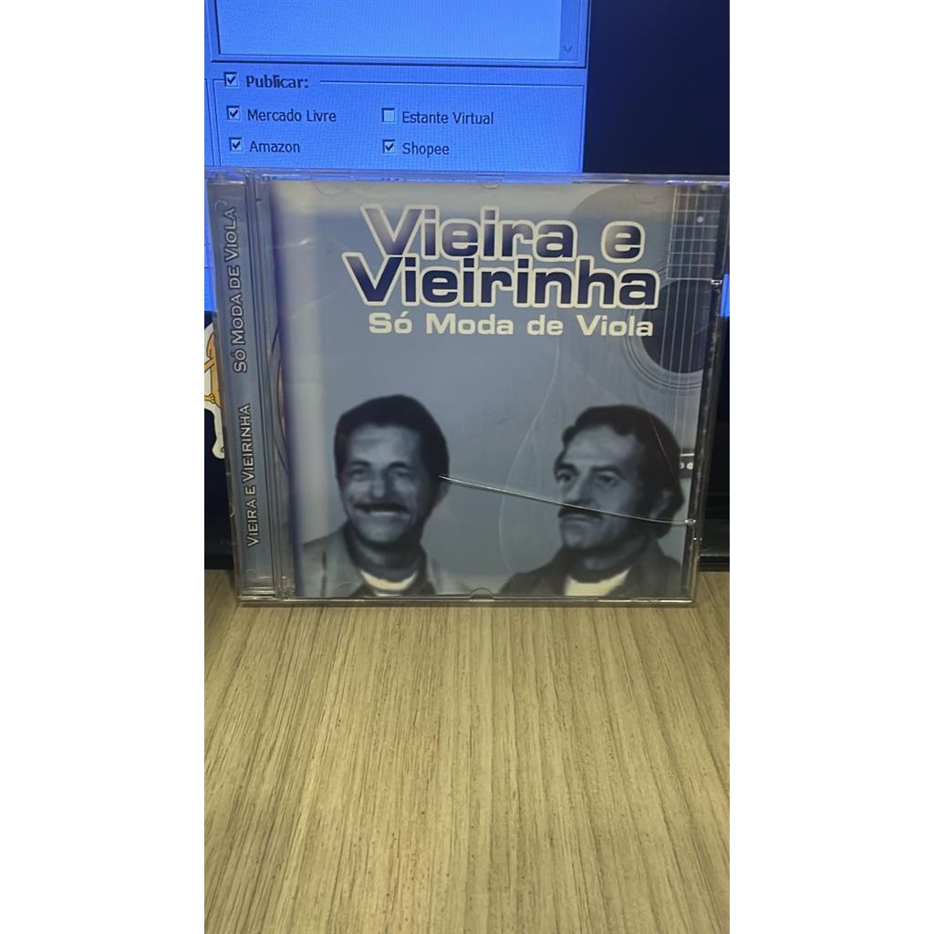 CD Vieira & Vieirinha Só Moda de Viola