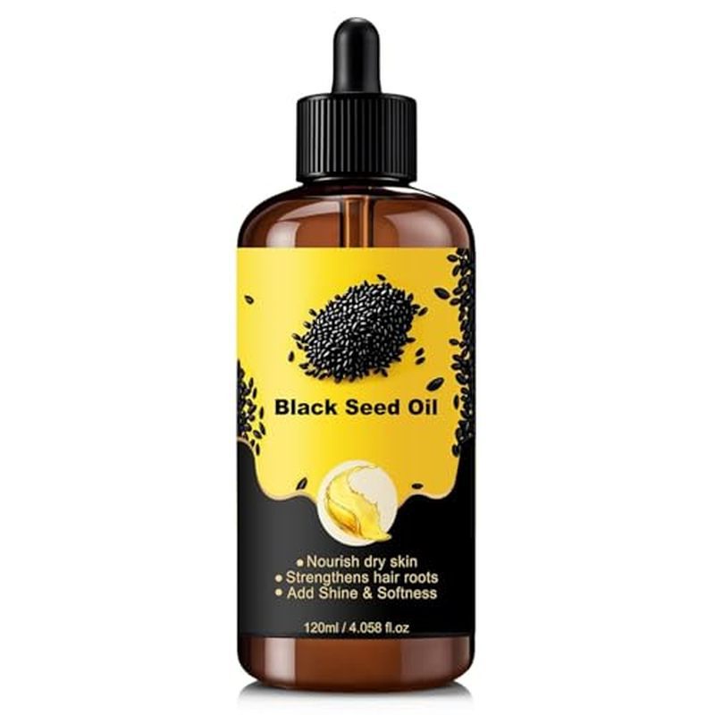 Óleo Multiuso De Semente Preta Para Rosto E Corpo & amp ; Cabelo , Facial Hidratante Corporal Pele Seca , Promove A Saúd