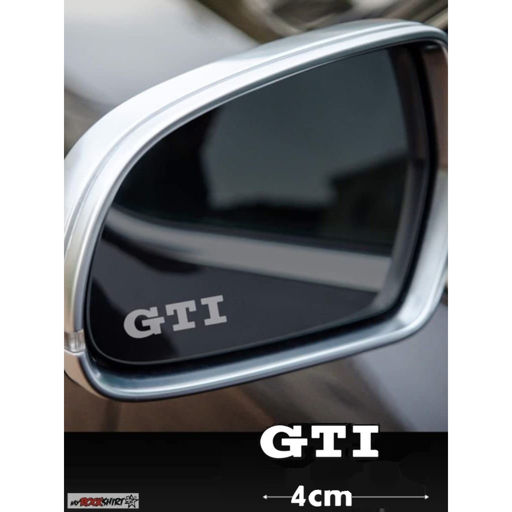 Volkswagen Golf GTI modificado novo estilo R etiqueta desempenho adesivo do carro espelho retrovisor adesivo decorativo