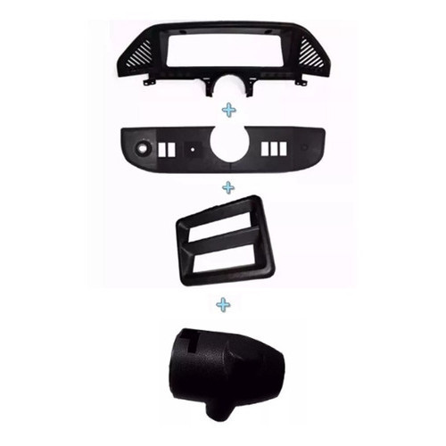Kit Moldura Painel Instrumentos Rádio Ford F1000 F4000
