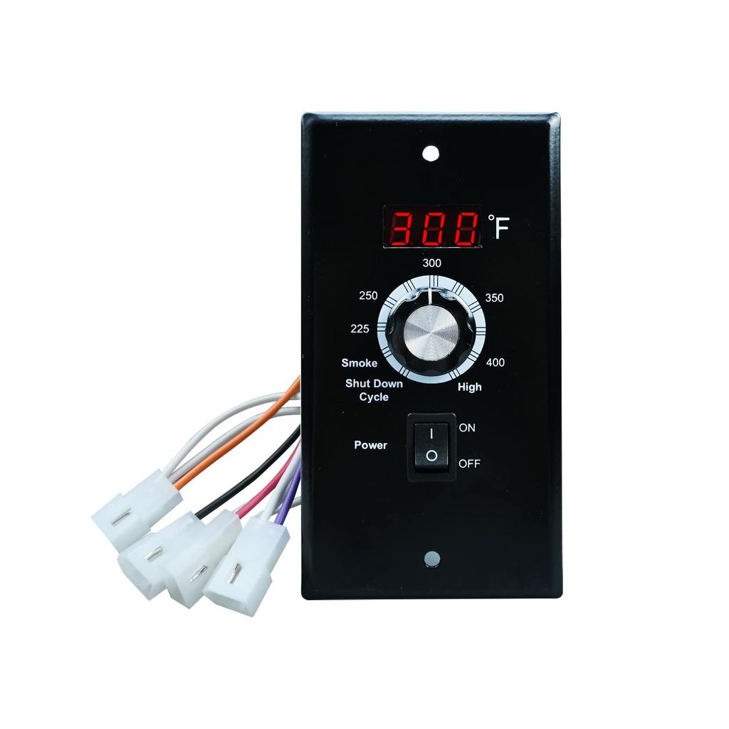 Placa Controladora de Termostato Digital Compatível com Churrasqueiras Z Grills Pellet, Kit de Painel de Controle de Ter