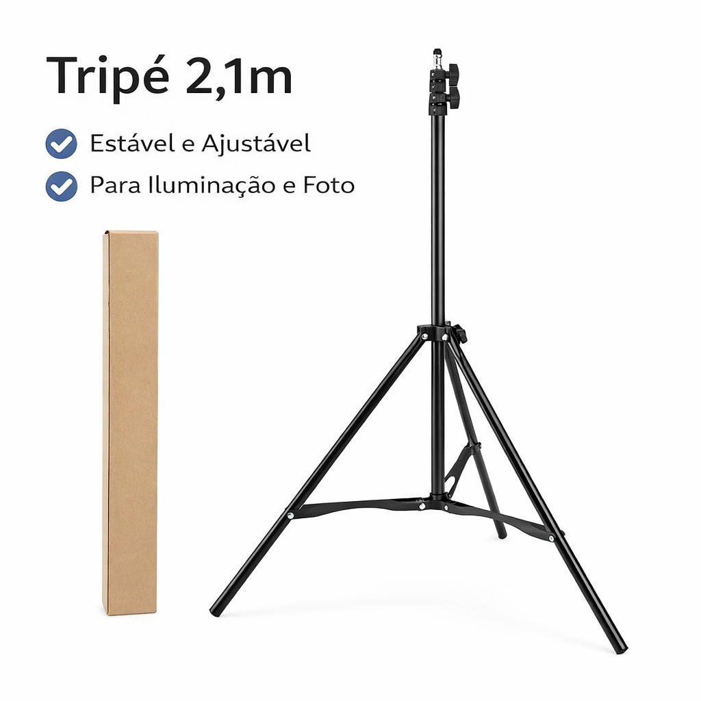 Pedestal Tripé Porta Banner 2,1m Ajustável Suporte para Banner com Envio Imediato ANJGG BRASIL