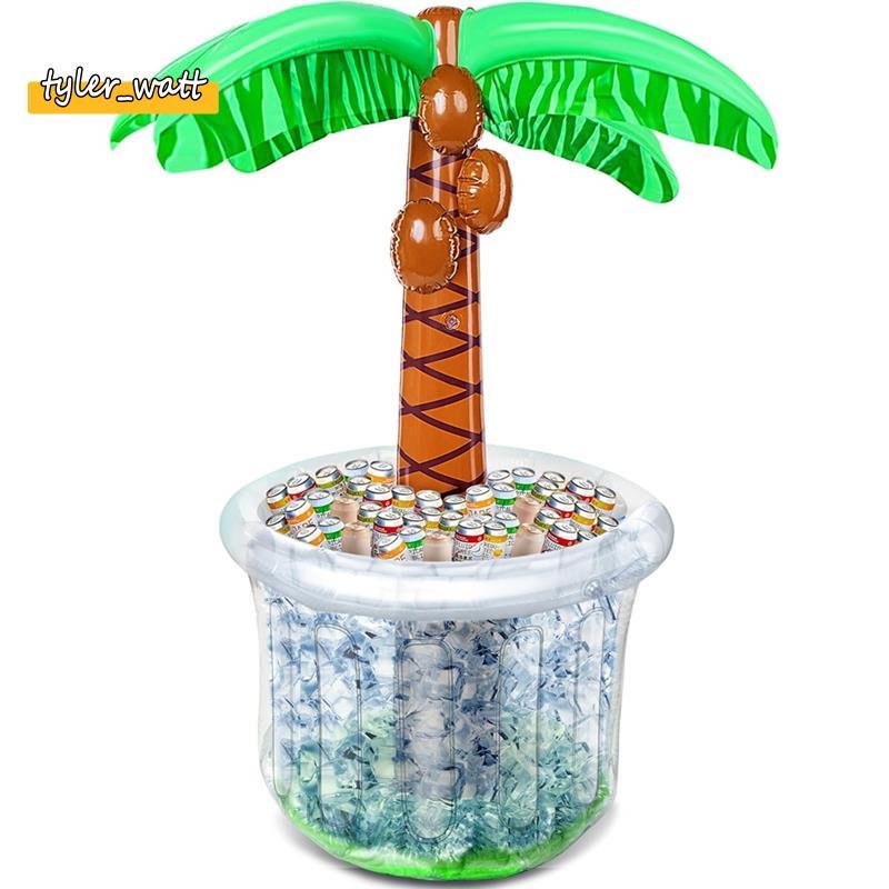 [tyler_w] Brinquedos De Água Infláveis Balde De Gelo De Coco Inflável Para Festa Coqueiro Decorações De Na Piscina