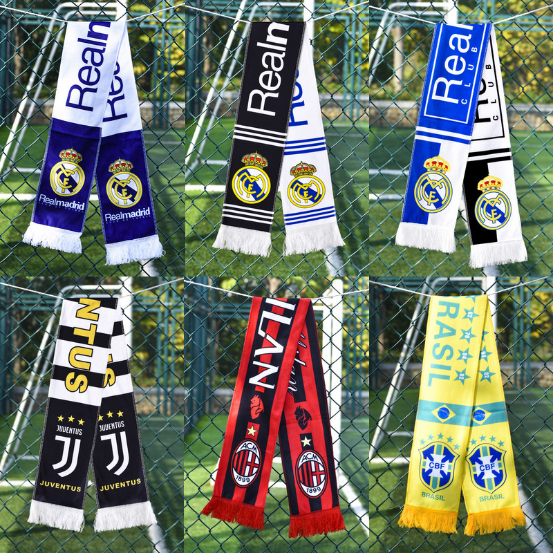 Lenço de futebol real malásia AC milão Balsa babador quente copa do mundo Bar decoração fã suprimentos lembranças