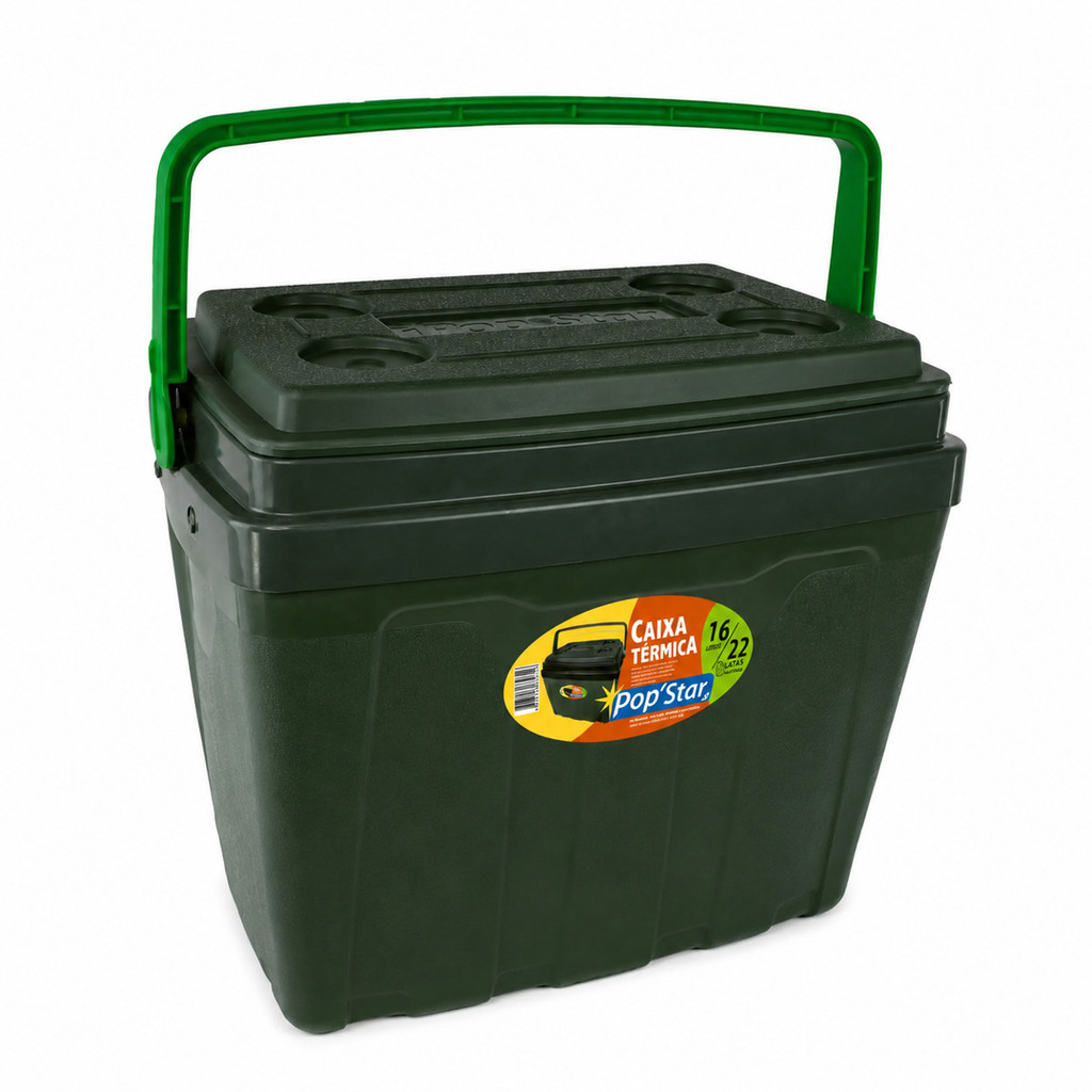 Caixa Térmica 16L PopStar Cooler 22 Latas com Alça