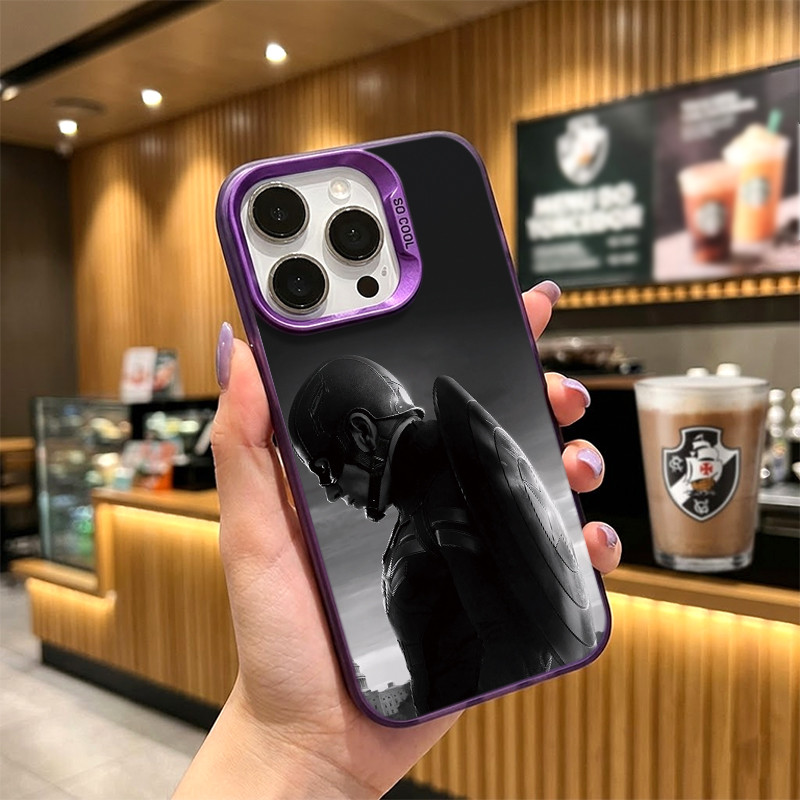 Capitão América Nova Capa Caixa De Silicone Macia MOTO E22 40&G10 14 22 24 34 52 54 60 84