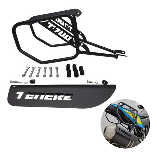 Suporte Afastador Alforge Yamaha Xtz 700 Tenere 2026 Chapam Preto