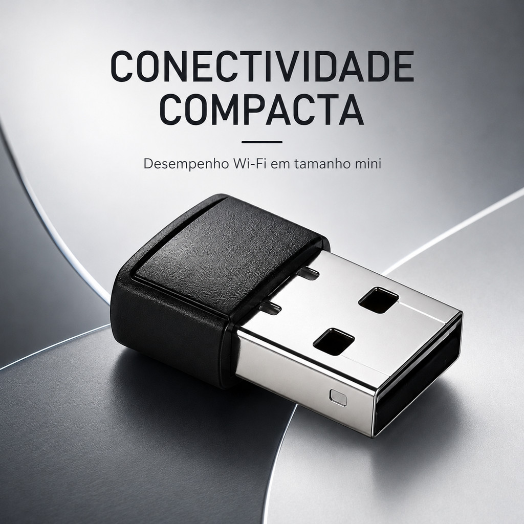 Adaptador USB WiFi 950Mbps LV-UW06 Wireless Para PC Notebook Windows