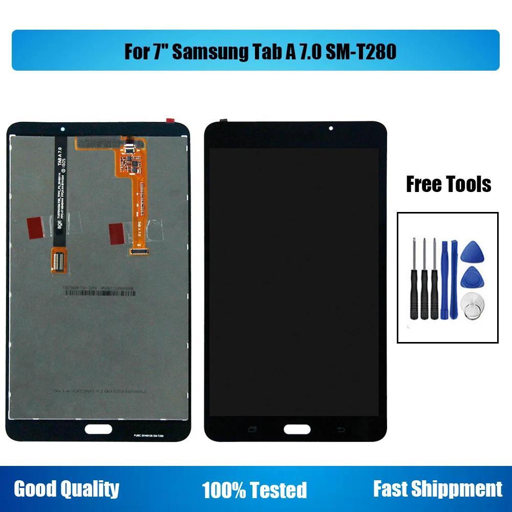 Para Samsung Galaxy Tab A 7.0 2016 SM-T280 T280 Display LCD Digitador Do Painel De Toque Sensor Ferramentas Montagem