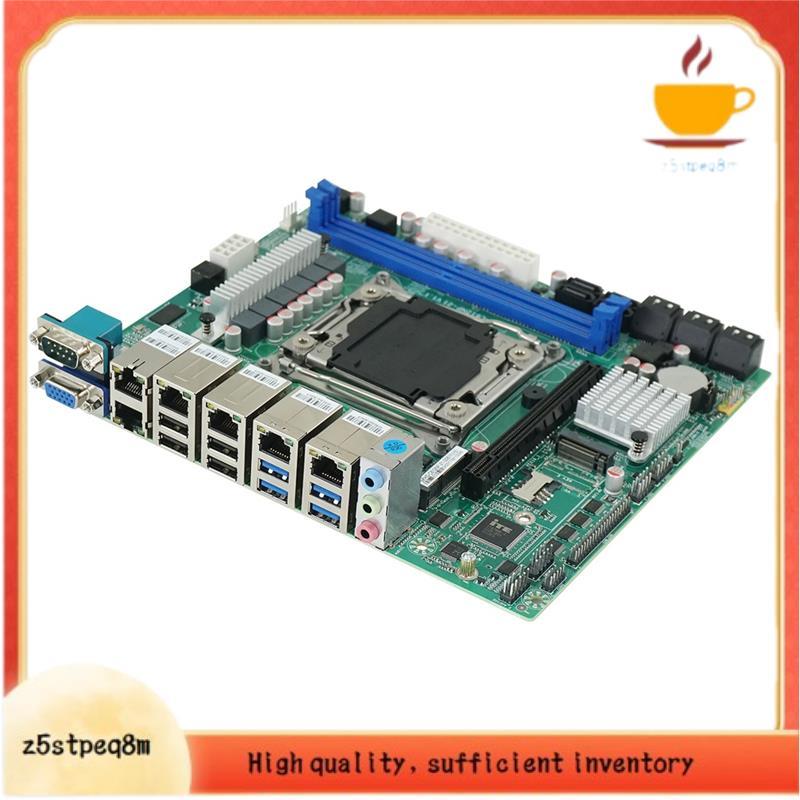 BKHD C612 10 Bay NAS ITX E5-2600 V3/V4 Haswell-EP Broadwell C612 6Lan Placa-Mãe Para Roteador Macio E5 X99 Servidor