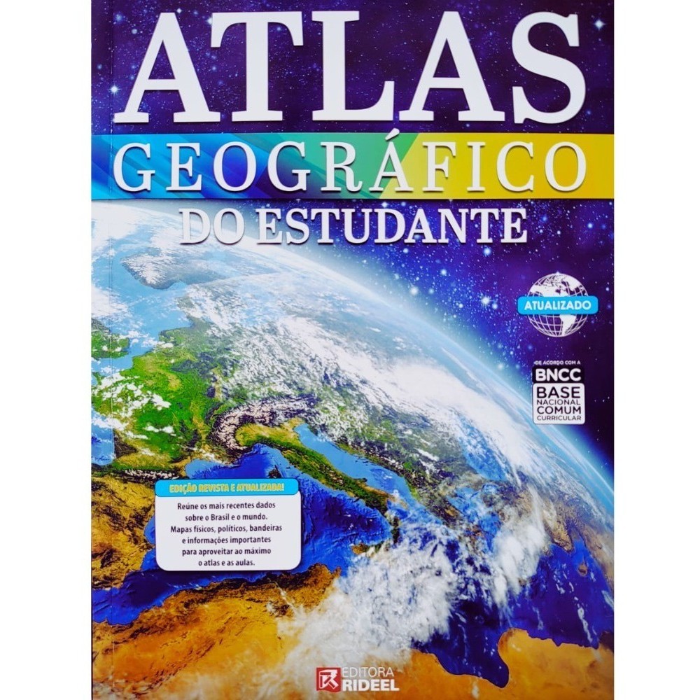 Atlas Geográfico Do Estudante - Rideel
