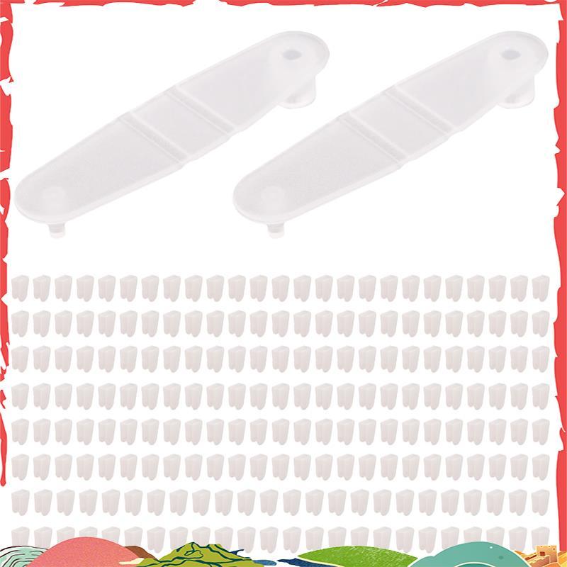 200 Clipes Plásticos Do Chaveiro Dos Pces , Conector Acrílico , Claros Para O Ofício , Acessório