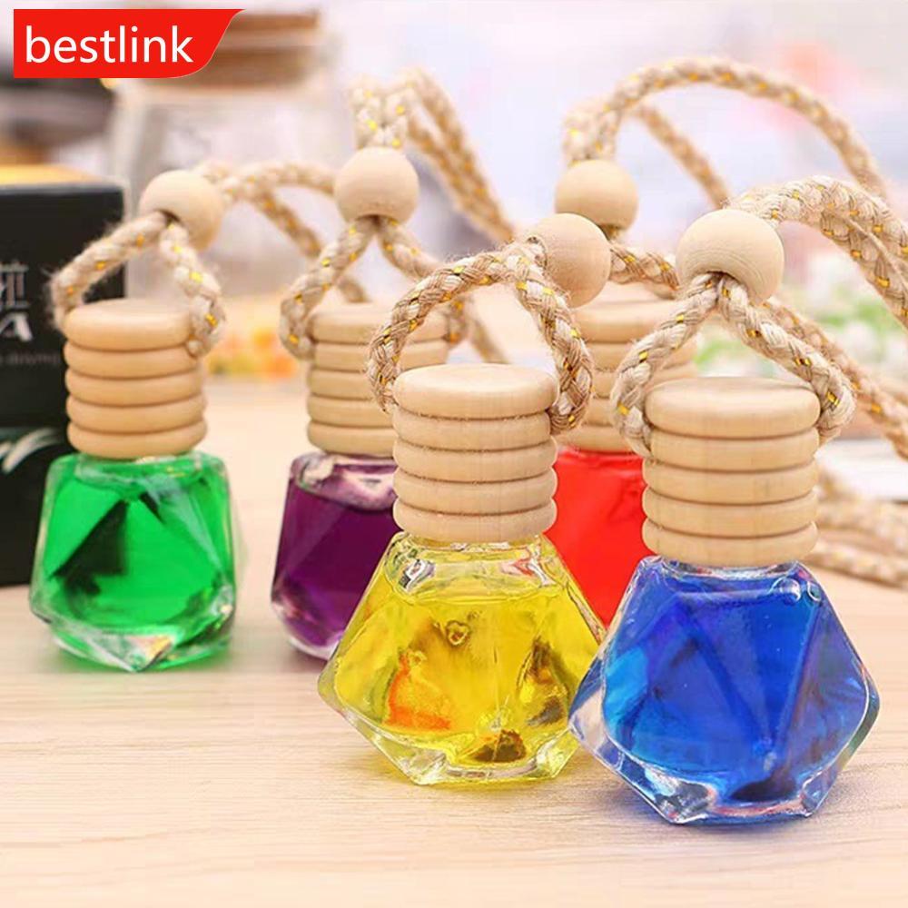 BESTLINK 7ml Garrafas De Suspensão De Carro Perfume Aromaterapia Recarregável Ambientador Difusor Garrafa De Fragrância