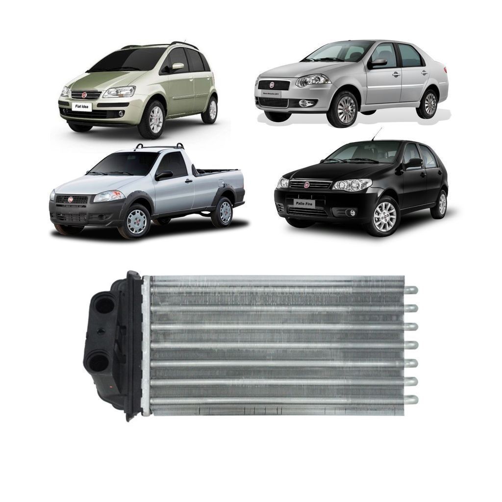 RADIADOR DE AR QUENTE IDEA PALIO SIENA STRADA FIRE 2003/2017 150BC1161204490RC CD FILIAL ES