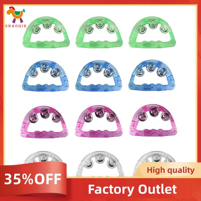 12 Peças Iluminam Pandeiro LED , Piscante Musical Brilhante , Instrumento De Percussão Portátil
