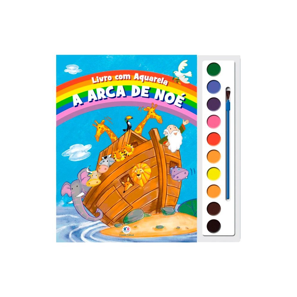 Livro com Aquarela Arca de Noé - Ciranda Cultural