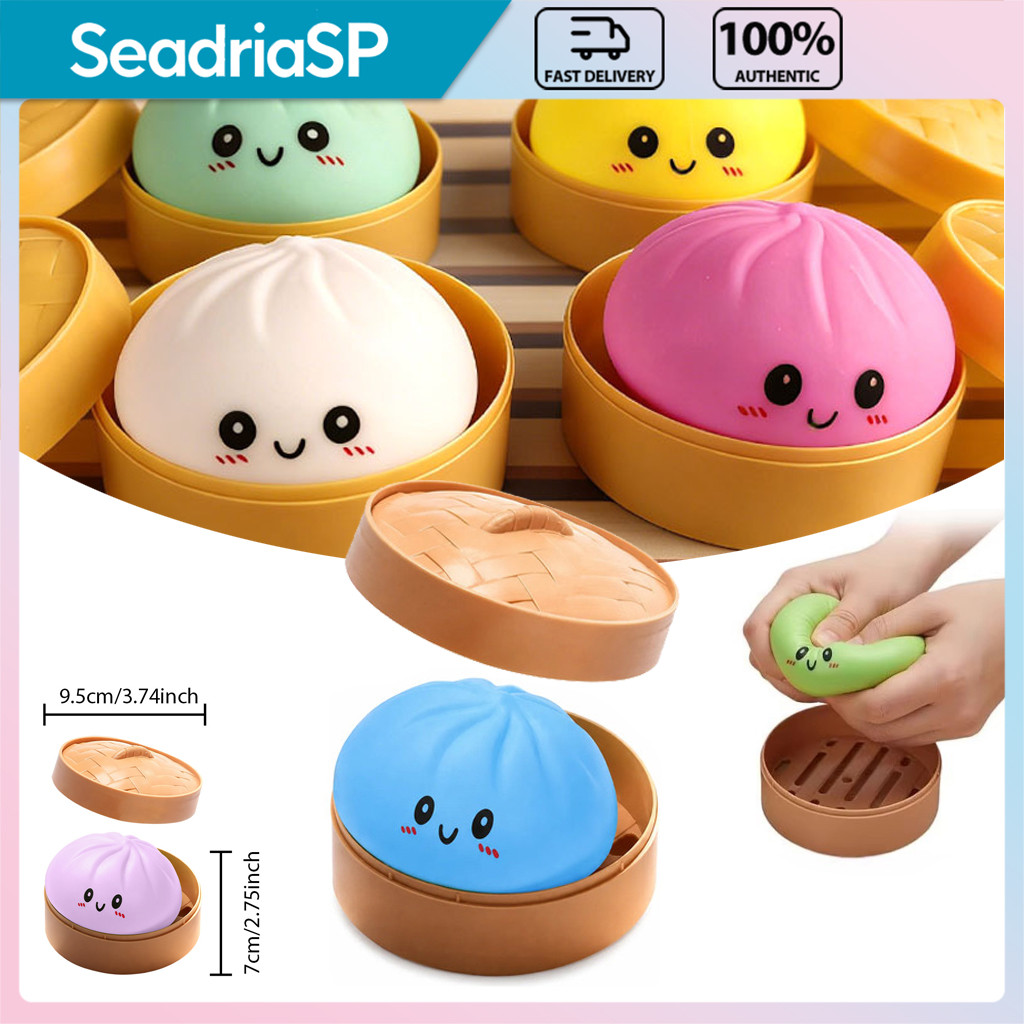 Bolinho Squishy Antiestresse Macio Slow Rising Portátil