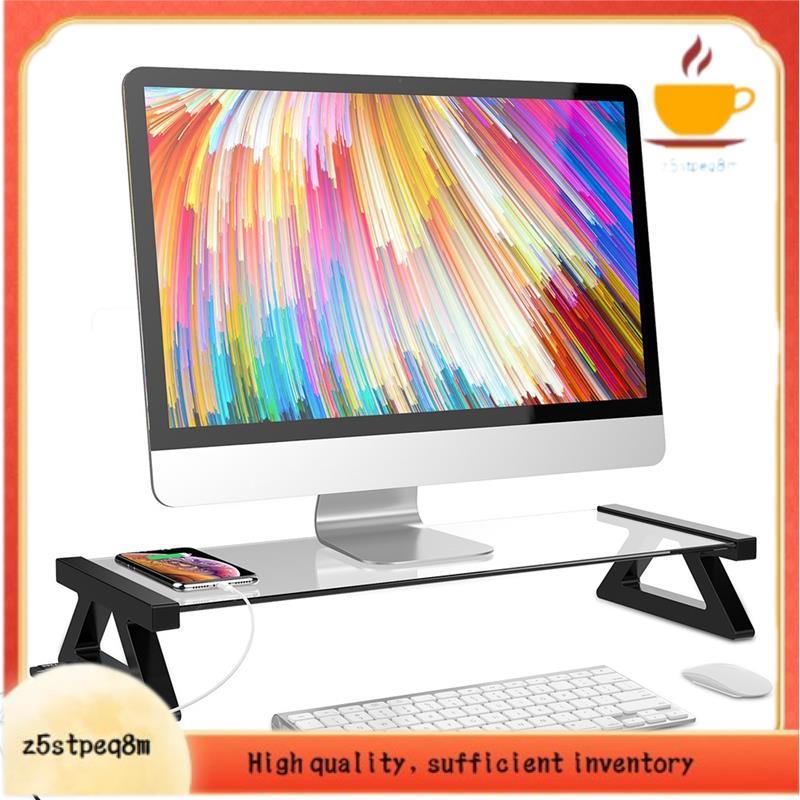 Riser Para PC Com 4 Portas USB Suporte Monitor De Mesa Capacidade De 60 Kg Computador E Rack De Armazenamento
