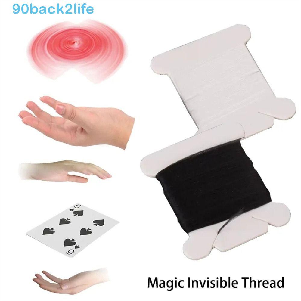 BRBLIFE Fio Invisível Mágico , Adereços Mágicos Elásticos Fortes De Bobina Escondida , Micro-Elasticidade