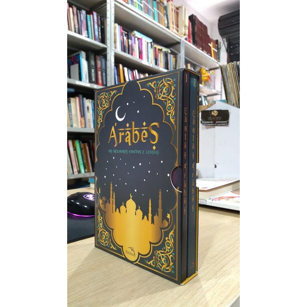 BOX ÁRABES : OS MELHORES CONTOS E LENDAS - 2 LIVROS + 2 MARCADORES autor DIVERSOS AUTORES