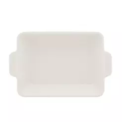 Refratário Lyor Basic de Porcelana Branco 34 x 20,5cm
