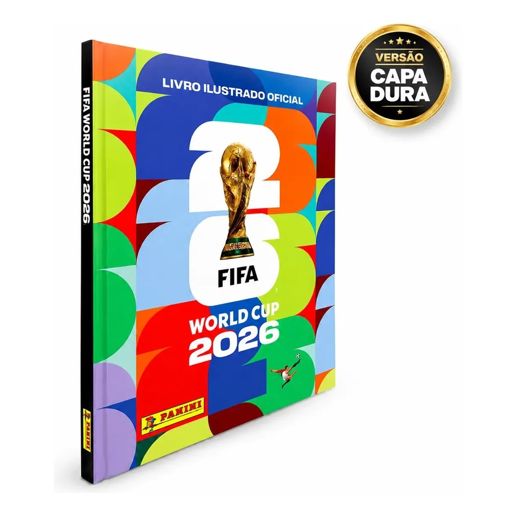Kit Copa do Mundo 2026 Álbum Capa Dura + 84 Figurinhas