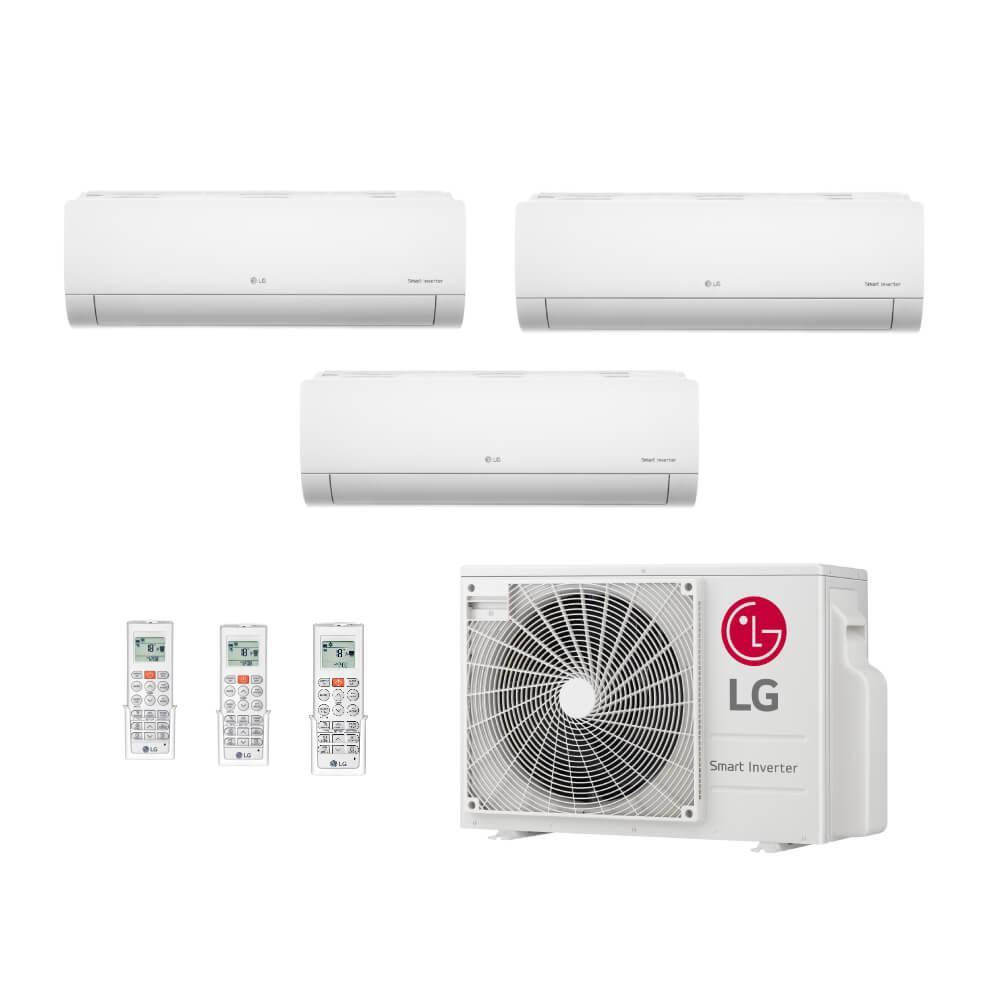 Ar Condicionado Multi Split Inverter 30000 BTUs LG (2x9000 + 12000) Quente/Frio Z4UW30GFB1.AWGZBR3 - 220V