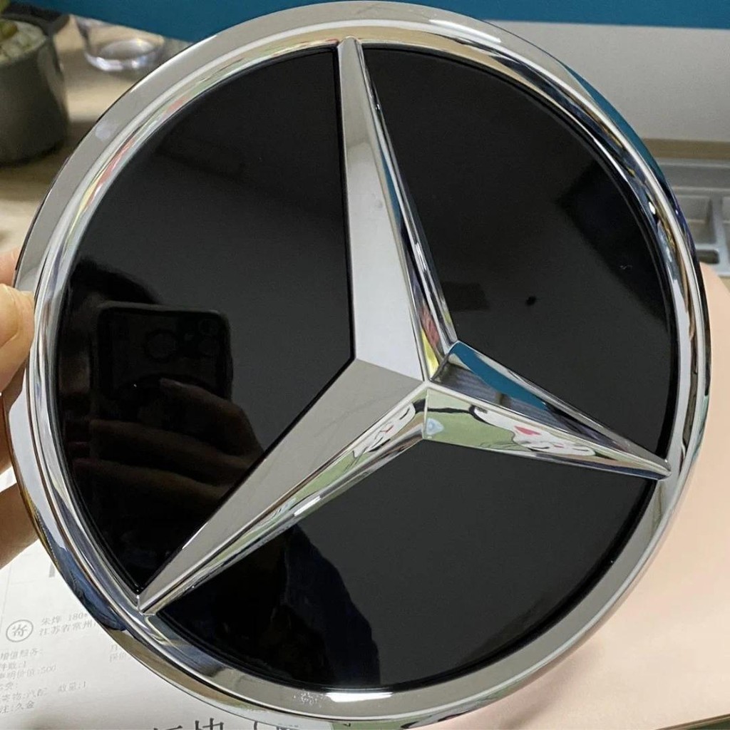 Emblema Convexo 3D Da Grade Dianteira Para Mercedes W205 W212 W213 W204 ML W166 CLA C117 A W176 W177 C W204 E GLK X204 G