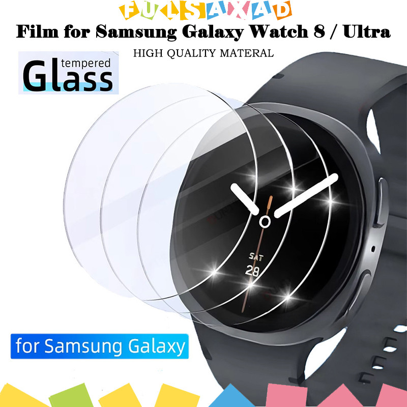 Kit 6 Película Com Vidro Protetora Vidro Temperado 3D Para Relógio Samsung Galaxy Watch 9 8 40 44mm Classic 46mm Ultra