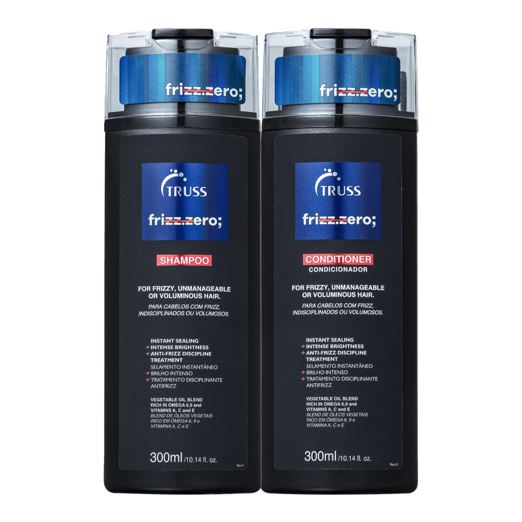 Truss Kit Shampoo 300ml E Condicionador 300ml Frizz Zero