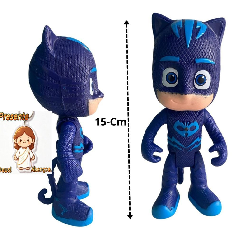 Boneco Heróis Pj Masks Menino Gato Lagartixo corujita 15-Cm Escolha Modelo