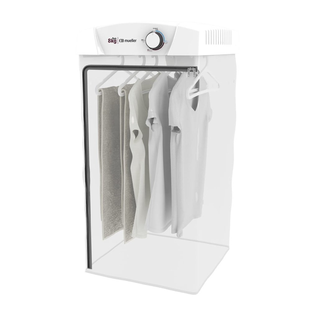 Secadora de Roupas Sun de Parede 8 Kg - Branca - Mueller 110V
