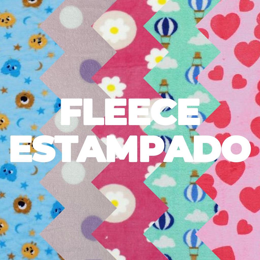 6 Metros Tecido Fleece Estampado Microsoft (6m x 1.60m)