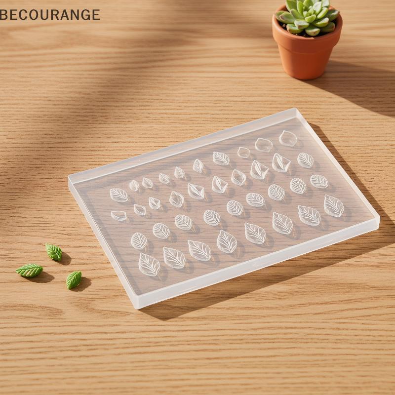 Molde De Silicone BEC Artesanal Mini Design De Folha De Flor Para Arte De Esmalte DIY NG