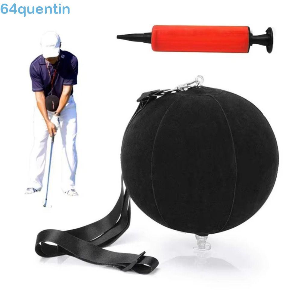 QUENTIN Treinador De Balanço De Golfe , Cordão Ajustável De Bomba De Ar , Bola De Impacto Inteligente , Corretor De Braç