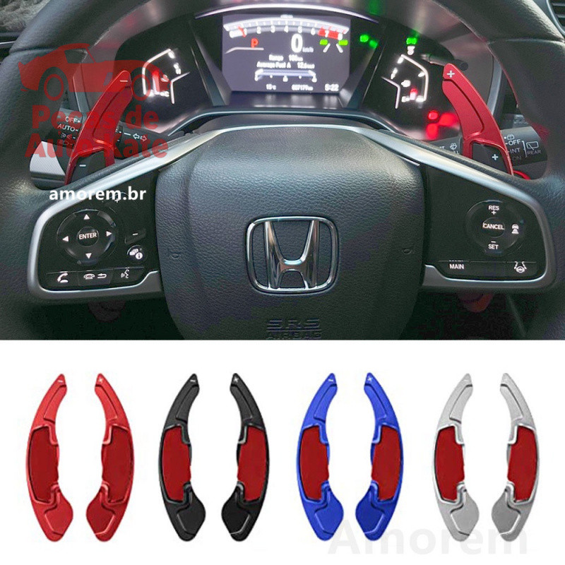 Para Honda Civic G10 2017-2021, Accord 2016-2021, CRV 2018-2021, Acessórios de Volante com Paddle Shift DVRP