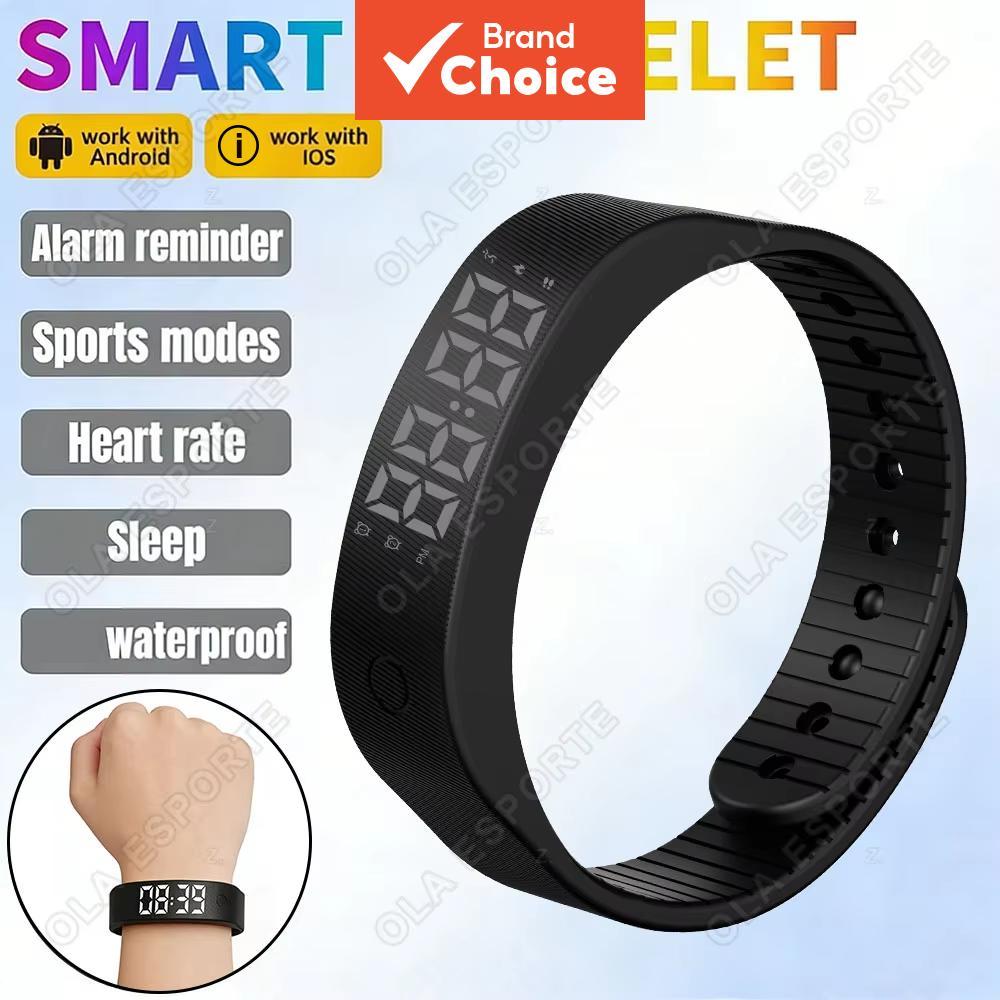 Pulseira Inteligente Rastreador Esportivo Saúde Monitoramento do Sono Gestão Menstrual Relógio Inteligente Leve