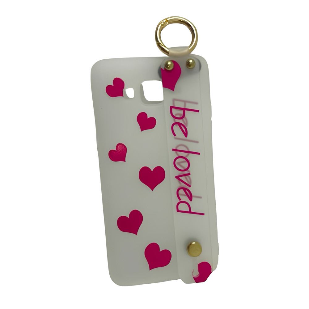 Capa de celular Samsung Galaxy J2 prime coracao rosa escuro