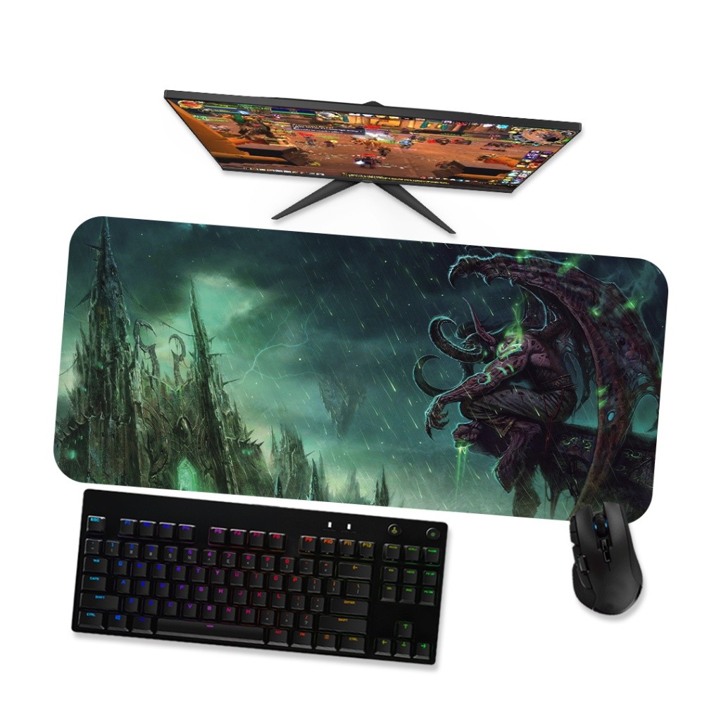 Mousepad  WOW  Caçador De Demônio 1  Mouse Pad Gamer Grande 90x40 80x40 60x40 70x30