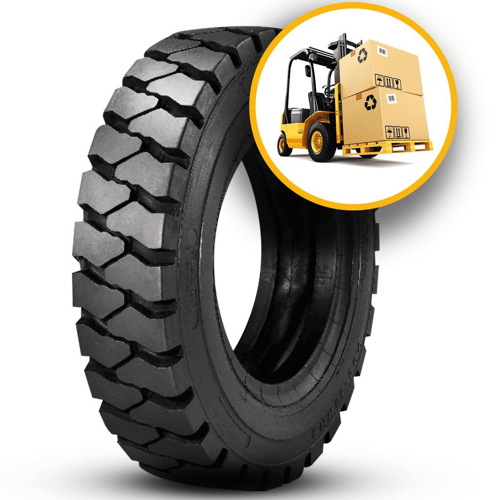 Pneu Xtra Goodyear Aro 10 650-10 Empilhadeira Com Câmara e Protetor